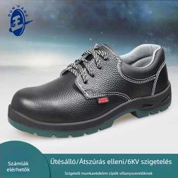 Shield King 4381-5 Szigeteltségű elektromos munkavédelmi cipő, uniszex, ütésálló és átszúrás elleni védelem, 6KV