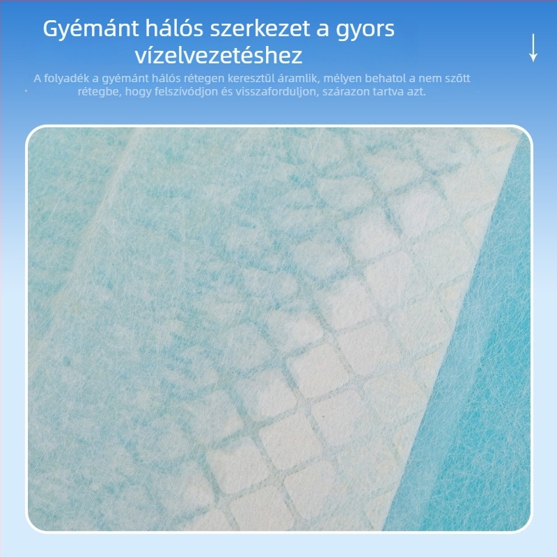 1 kg vastagított egyszer használatos háziállat vizeletpárna, nedvszívó és szagsemlegesítő