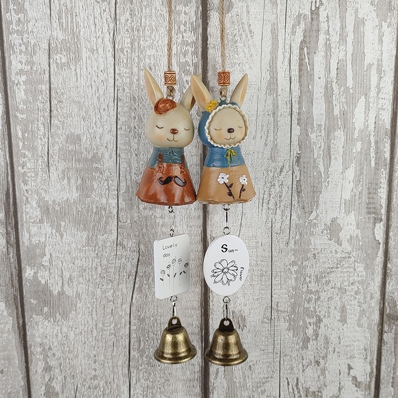Zakka Miss Rabbit gyanta medál — lógó szélharang