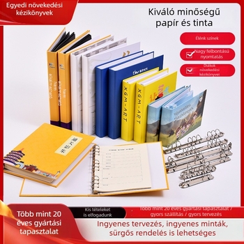 A4-es karton irattartó, D-formájú háromlyukas kötés és logónyomtatás