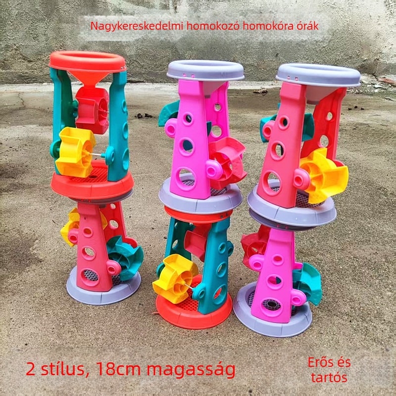 Gyerekeknek szánt strandhomokozó játék — kis homokóra