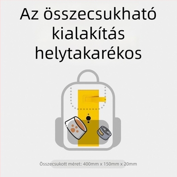 Összecsukható, félig zárt macskaalom tálca – hordozható, macskaalomtasakkal