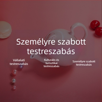 Runniu porcelán Kung-Fu teáskanna személyre szabott mintával és logóval, ajándékkészlet, kínai stílusban