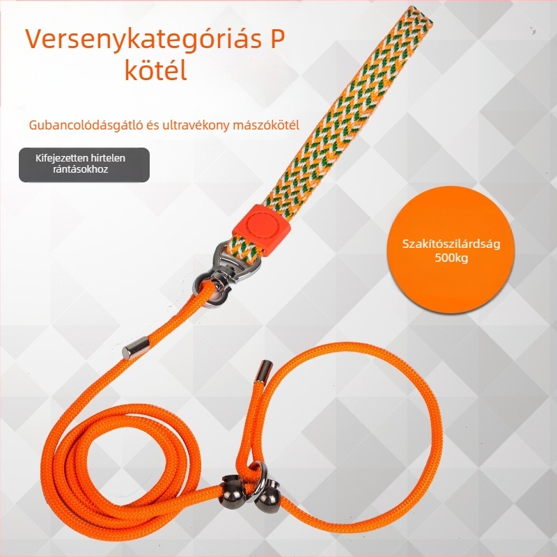 Kényelmes kézre álló kutya póráz közepes és nagytestű kutyáknak — anti-fulladás dizájn, tartós nylon vontató kötél