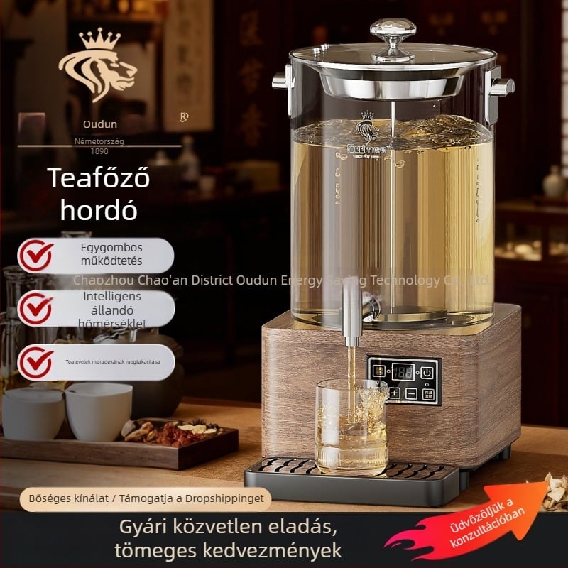 Orton Kereskedelmi Okos Teás Kanna, Nagy Kapacitású 201-300 ml, PP Műanyag, Izolált Teás Tartály