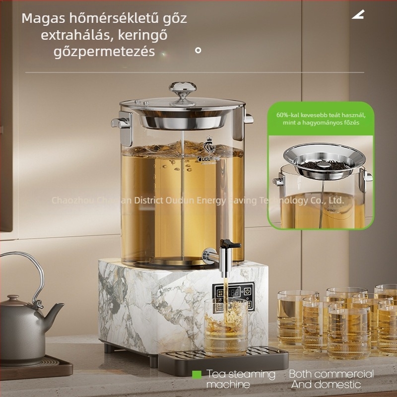 Orton Kereskedelmi Okos Teás Kanna, Nagy Kapacitású 201-300 ml, PP Műanyag, Izolált Teás Tartály