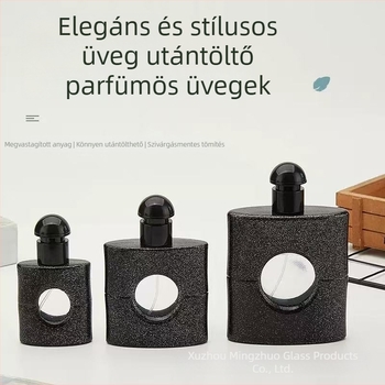 30 ml-es parfümös üveg sprével, hordozható mintamintaüveg, újratölthető