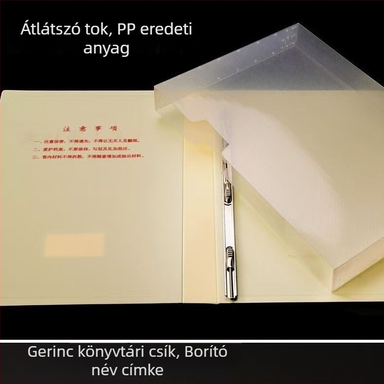 A4-es méretű dolgozói dosszié doboz, dokumentumtároló doboz, dolgozói integritás és párttagok nyilvántartó doboza