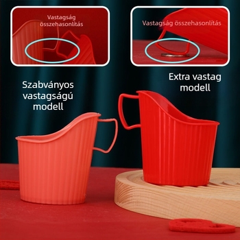 Ünnepi extrán vastag, egyszer használatos papírtartó pohár tartó és hőszigetelő tea-tálca; alkalmas esküvőkre, házavatókra és telihold-ünnepekre.