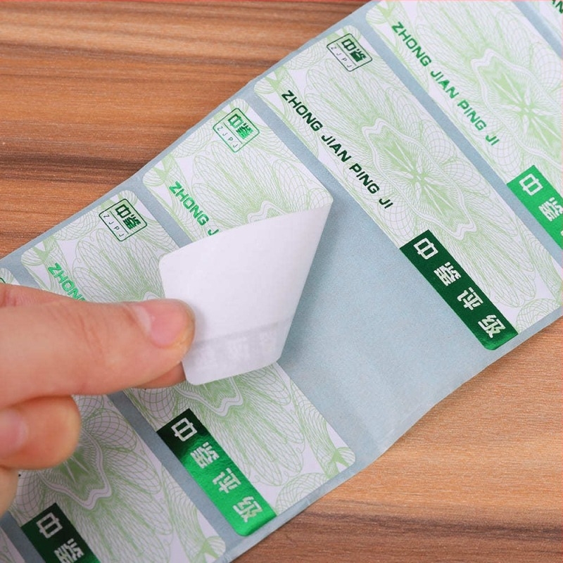 Háromvédelmes termoszalag öntapadó címkepapír, 100×150 mm; formák: téglalap, ovális, kör; márka Haoyang; vastagság 0,1–1 mm