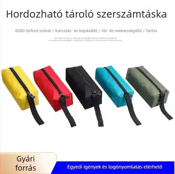 Multifunkcionális szerszámtáska rendezővel, vízálló, kis alkatrészek tárolására