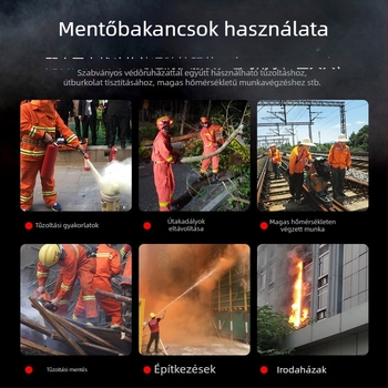 17 féle egységes erdei vészhelyzeti mentő bakancs acélorrúval, ütésálló és átszúrásvédelmi, tűzoltók számára
