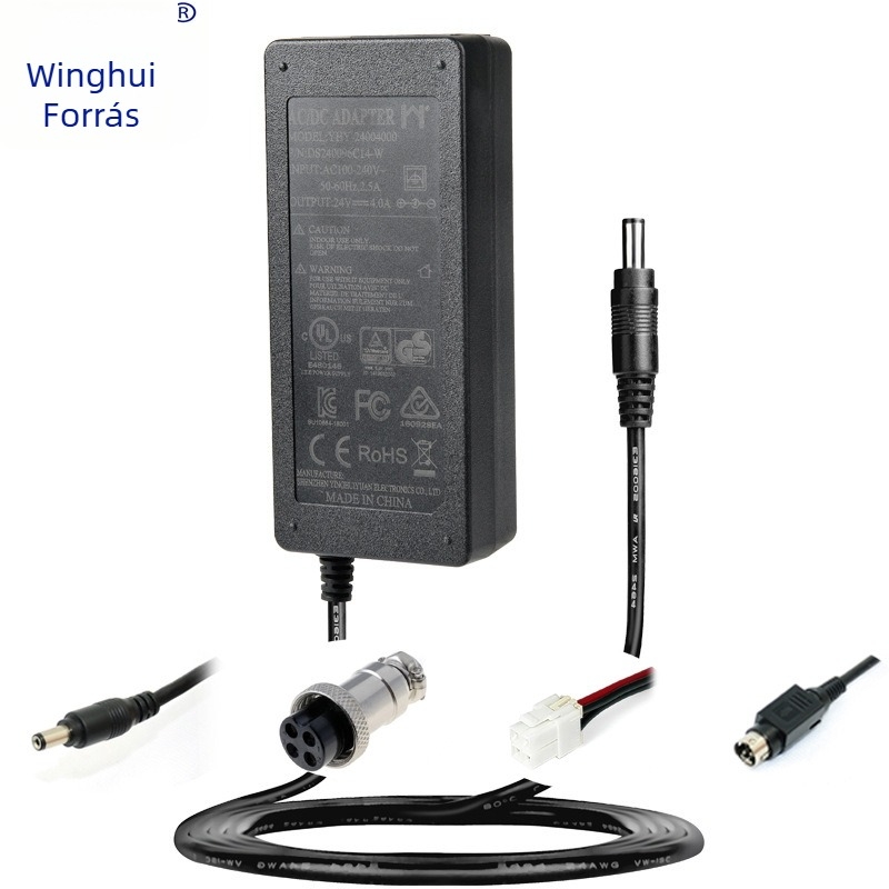 9V/12V/19V/24V tápegység, 3A–10A, YHY-96W sorozat