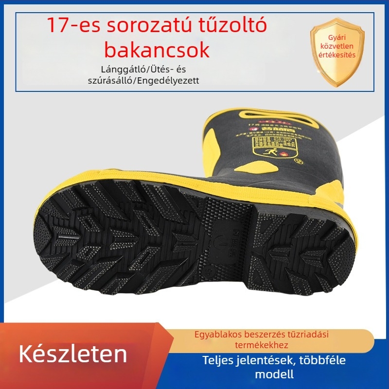 RJX-26A Tűzoltóvédő csizma, 17-es típus, vízálló