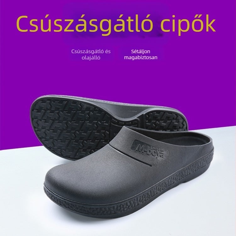 Uniszex szakács cipő, csúszásmentes, vízálló és olajálló védelemmel konyhai, egészségügyi és gyártási környezetekhez