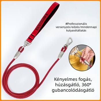 Forgó póráz kutyáknak anti-tekercselés funkcióval minden méretű kutyáknak és macskáknak