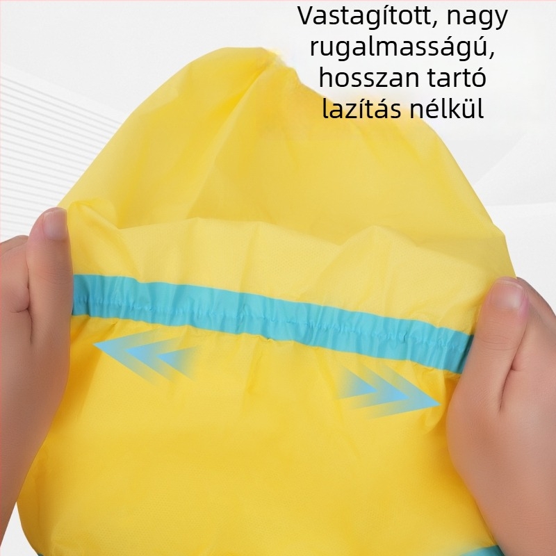 Egyszer használatos védőcipőfedők, vastított kivitel, víz- és olajálló, magas szárú, állattenyésztéshez, sárga