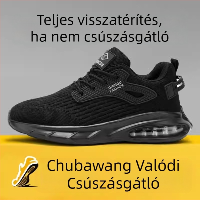 Férfi könnyű szakácscipő – csúszásmentes, vízálló és olajálló, konyhai és éttermi munkacipő