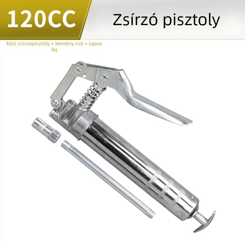 Kompakt vajfegyver pistoly-stílusú, egykezes hordozható vajadagoló, mini kézi zsírzó otthoni használatra