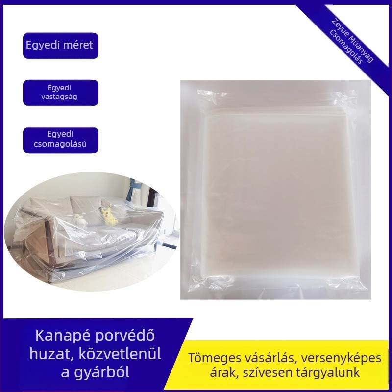 Műanyag kanapé porvédő huzat – teljes lefedés, por- és vízálló védőfólia