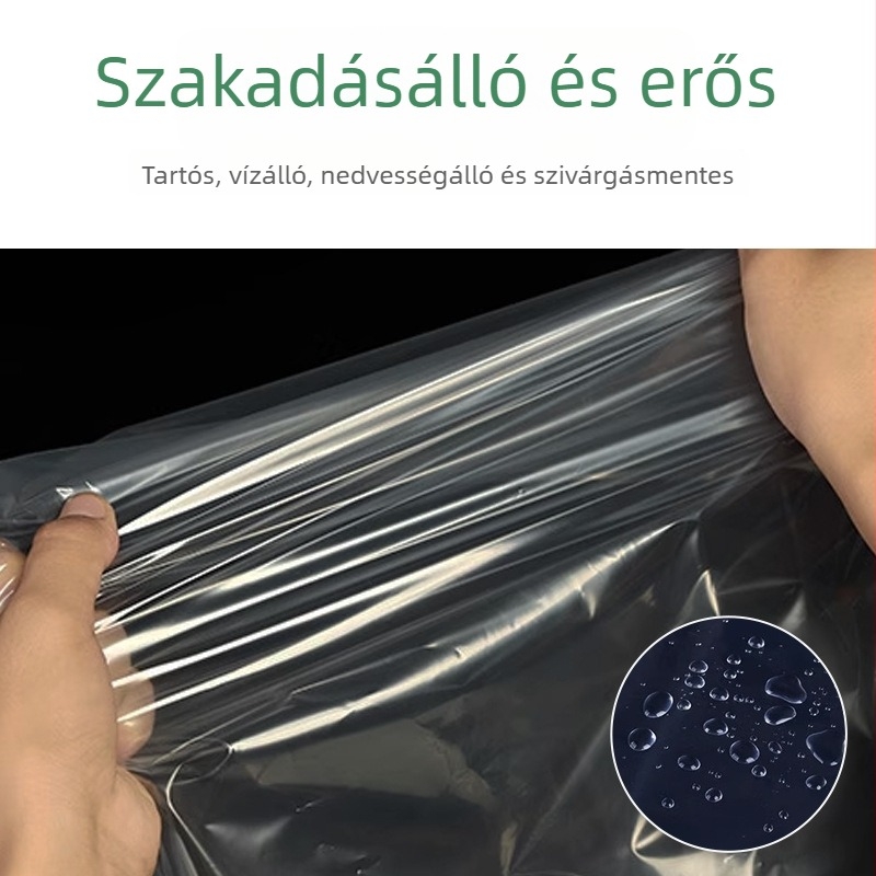 Átlátszó vízálló matracvédő, műanyag védőborítás, porvédő ágyneműfedő