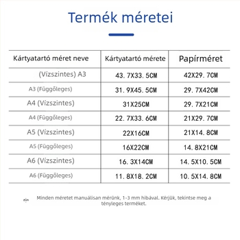PVC vízálló, merev dokumentumtáska, magas átláthatóságú, gyűrődésmentes, szennyeződés- és nedvességálló, testreszabható