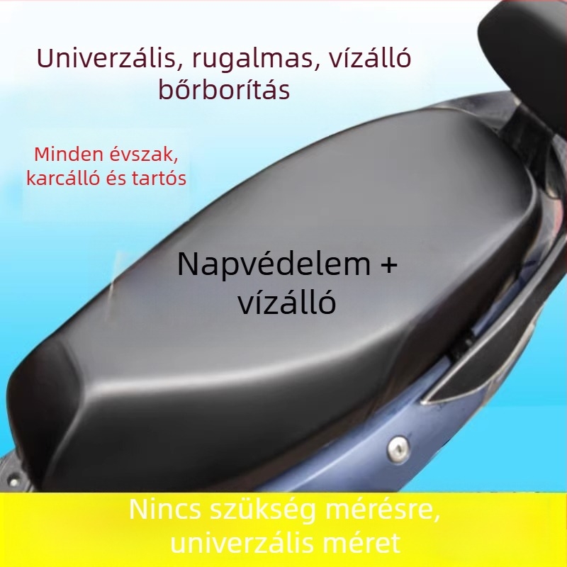 Vastagított vízálló és UV-álló ülésvédő elektromos kerékpárokhoz – univerzális, négyévszakos használatra