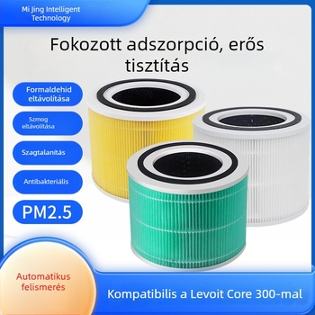 Aktív szén szűrő Levoit Core 300/300S légtisztítóhoz, otthoni használatra
