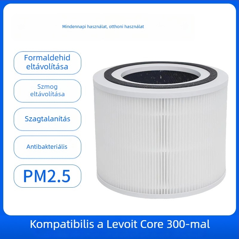 Aktív szén szűrő Levoit Core 300/300S légtisztítóhoz, otthoni használatra