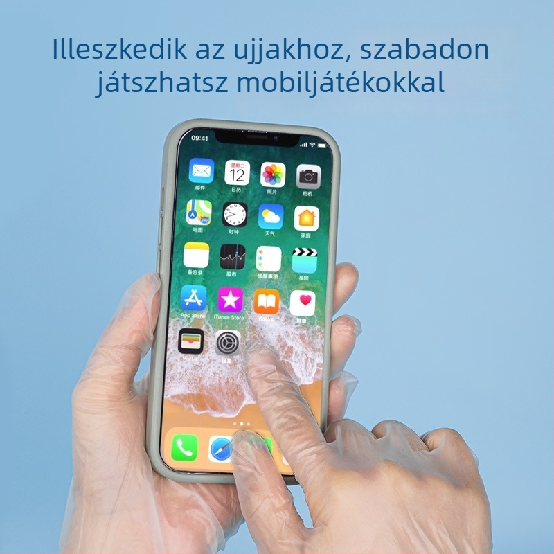 Yunlei egyszer használatos PVC kesztyűk, hosszított, megerősített, rugalmas, kopásálló, vízálló, szennyeződés elleni, mosogatáshoz
