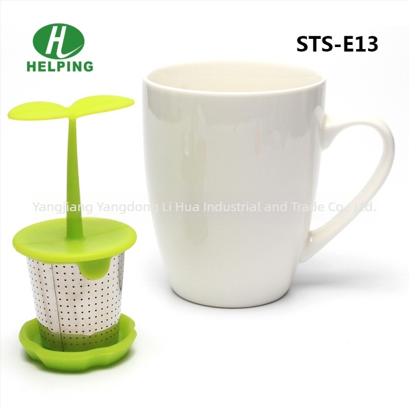 304 rozsdamentes acél, szilikon tea infúzor, szilikon tea szűrő és tea golyó