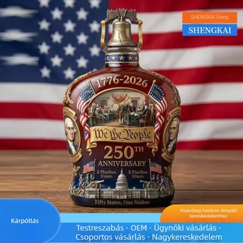 Színes üveg boros palackok – különböző stílusok és kiegészítők, 350 ml és 750 ml