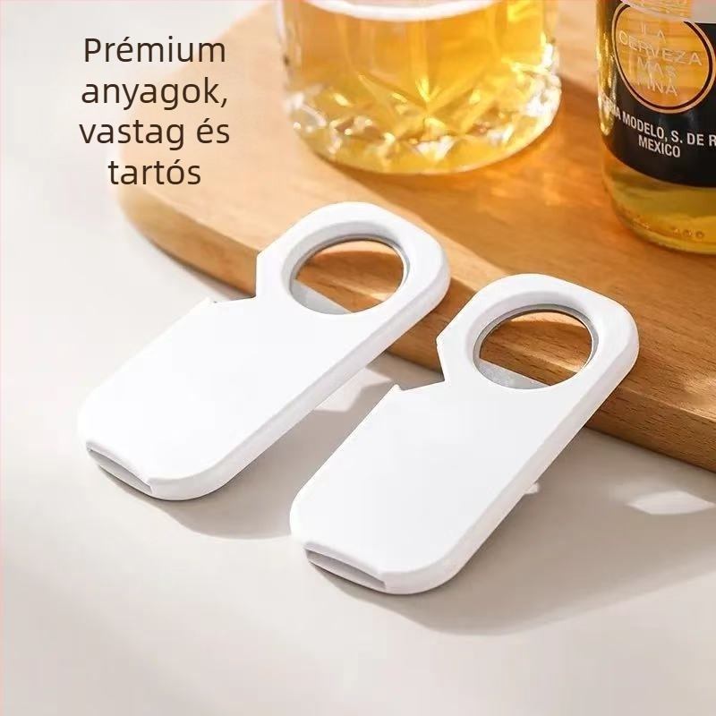Mágneses üvegnyitó hűtőre, személyre szabható sör- és szóda kupaknyitó, otthoni használatra