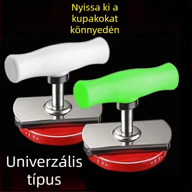 Rozsdamentes acélból készült, multifunkcionális forgó nyitó üvegekhez és konzervdobozokhoz