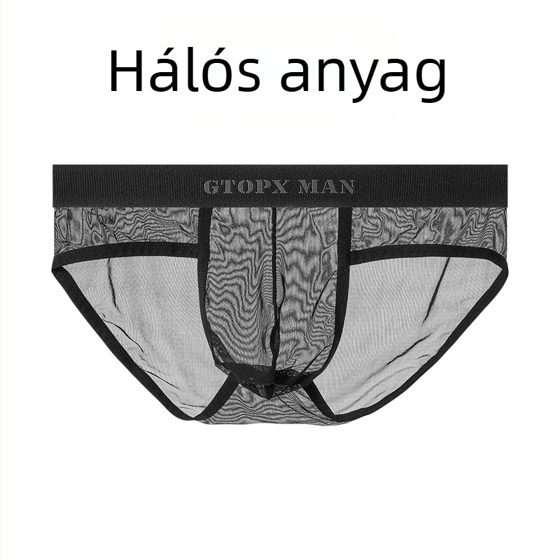Gtopx Férfi lélegző U-formájú vékony hálószövésű alsónadrág