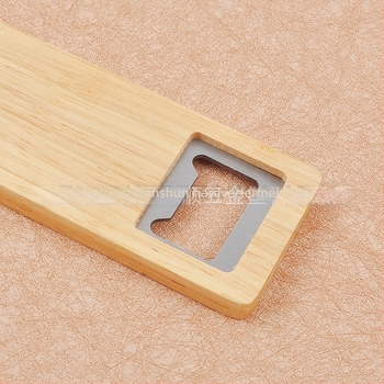 Fa négyszögletes palacknyitó, minimalist dizájn, bár eszköz