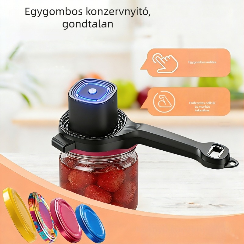Kreatív elektromos sörnyitó és multifunkciós konzervnyitó – alkalmas nagy és kis dobozokra