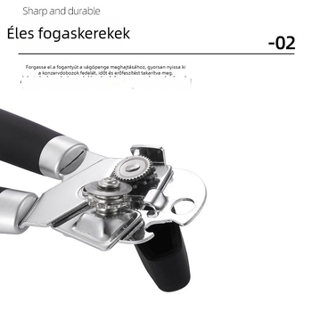Kézi 3 az 1-ben konzerv- és üvegnyitó, konyhai többfunkciós eszköz