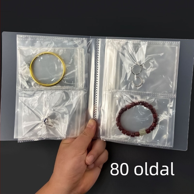 Átlátszó kártyaalbum kivehető oldalakkal, névjegykártyák és azonosító kártyák tárolására, 2 vagy 4 rekesz