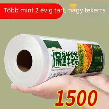 Élelmiszer-minőségű, vastagított egyszer használatos PE zacskók, konyhába és hűtőbe