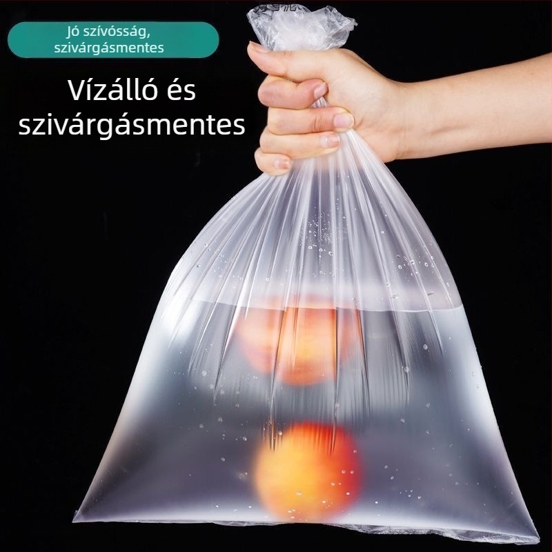 Élelmiszer-minőségű, vastagított egyszer használatos PE zacskók, konyhába és hűtőbe