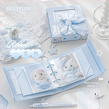 RosyPosy Bowknot Mini Fotóalbum Hálózatos Oldalakkal