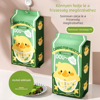 Doudou Duck Rugalmas Egyszerhasználatos Fóliafedél Élelmiszerfóliához, Háztartási Használatra
