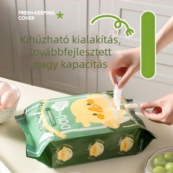 Doudou Duck Rugalmas Egyszerhasználatos Fóliafedél Élelmiszerfóliához, Háztartási Használatra