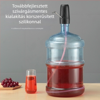 Elektromos automata önszívó szifon borhoz és tömény italokhoz szűrővel