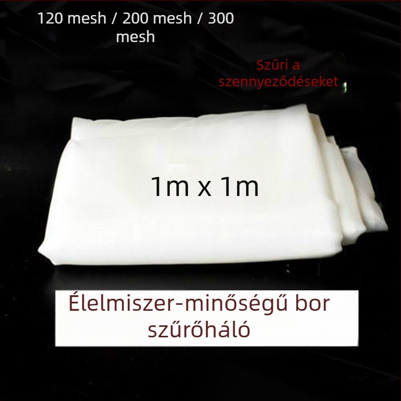 Otthon készített bor szűrő ultrafin hálóval, vörös- és rizsborhoz, fehérborhoz és szójatejhez, élelmiszer-minőség, háztartási használatra