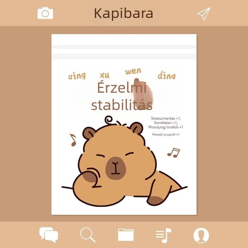Ragasztható szemeteszsák autóba, íróasztalra és kollégiumba – mesefigurás mintával, asztali rendező, sík nyílású dizájn
