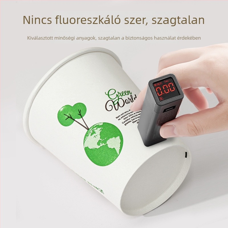 100 darab egyedi, vastag falú papírpohár tea és tejtea számára, 201–300 ml, háztartási és kereskedelmi használatra