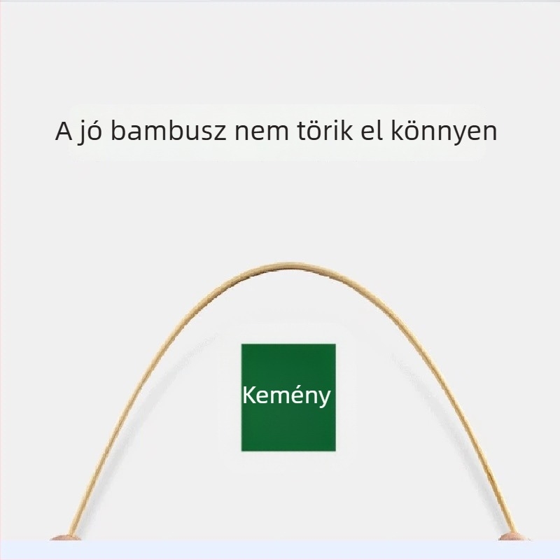 Szénnel kezelt bambusznyársak, egyszer használatosak, élelmiszer-minőségűek, rendkívül kemények, kandírozott galagonya gyümölcsre és grillhez