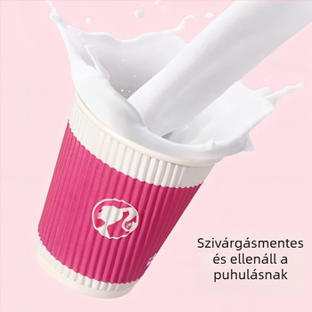 Yijie Barbie egyszer használatos papírpohár kávéhoz, otthoni használatra, vastagabb és kemény, égésálló, prémium hullámos papírpohár